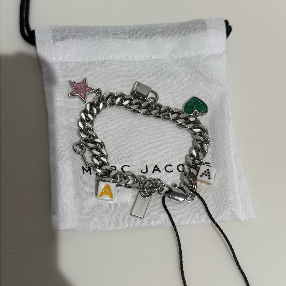 NWT Marc Jacobs charm bracelet - silver
